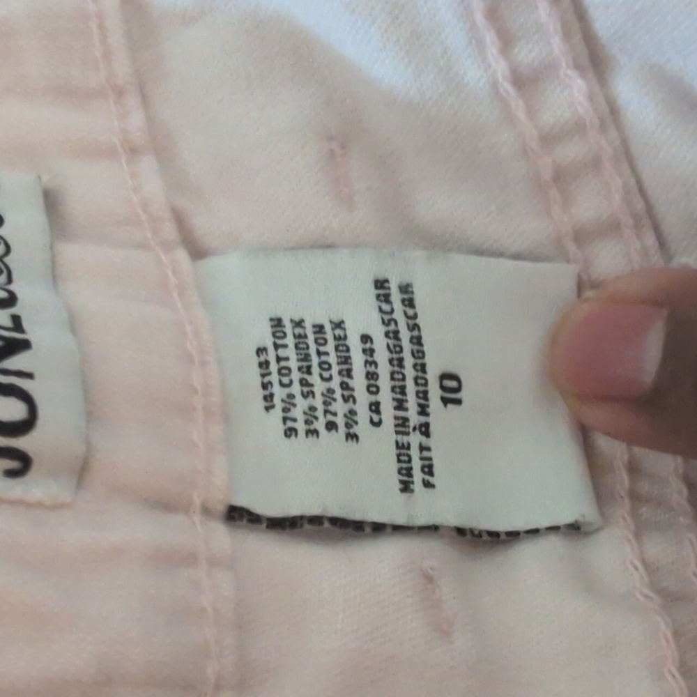 Jones & Co | Light Pink Women's Shorts Cotton Blend - Picture 13 of 14